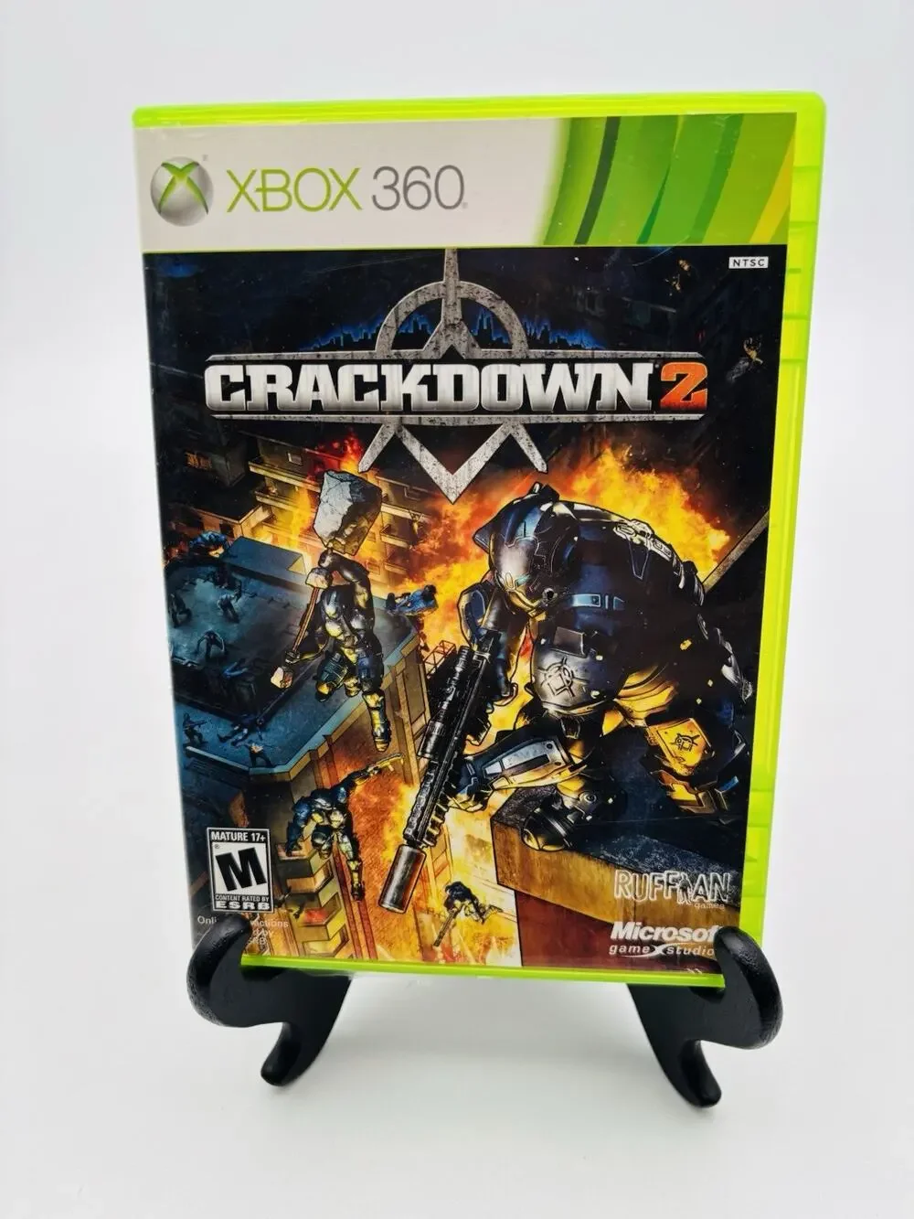 XBOX 360 Game Crackdown 2 CIB Complete In Box Tested Authentic Works VG